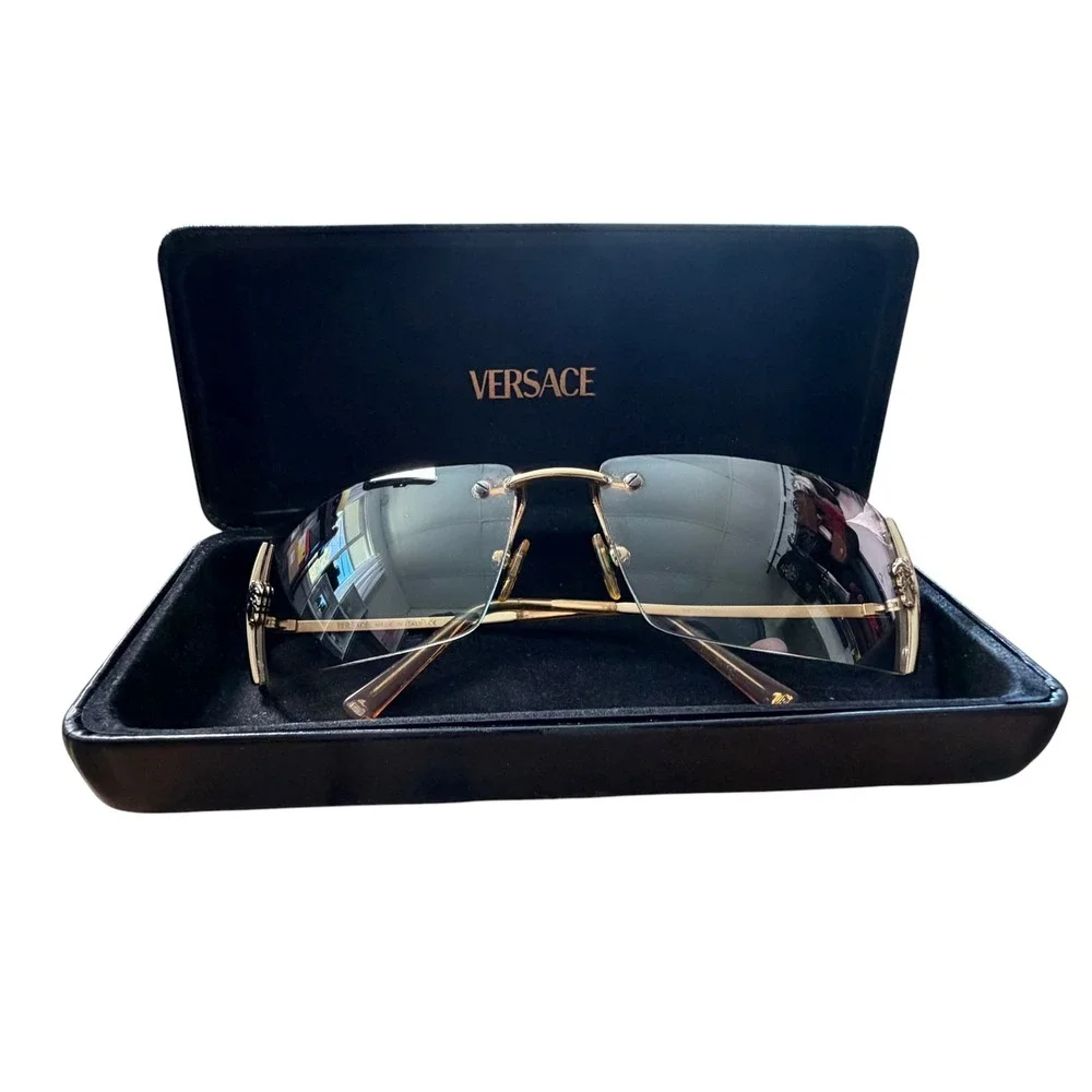 Versace | Accessories | Versace Vintage Y2k Rimless Shield
